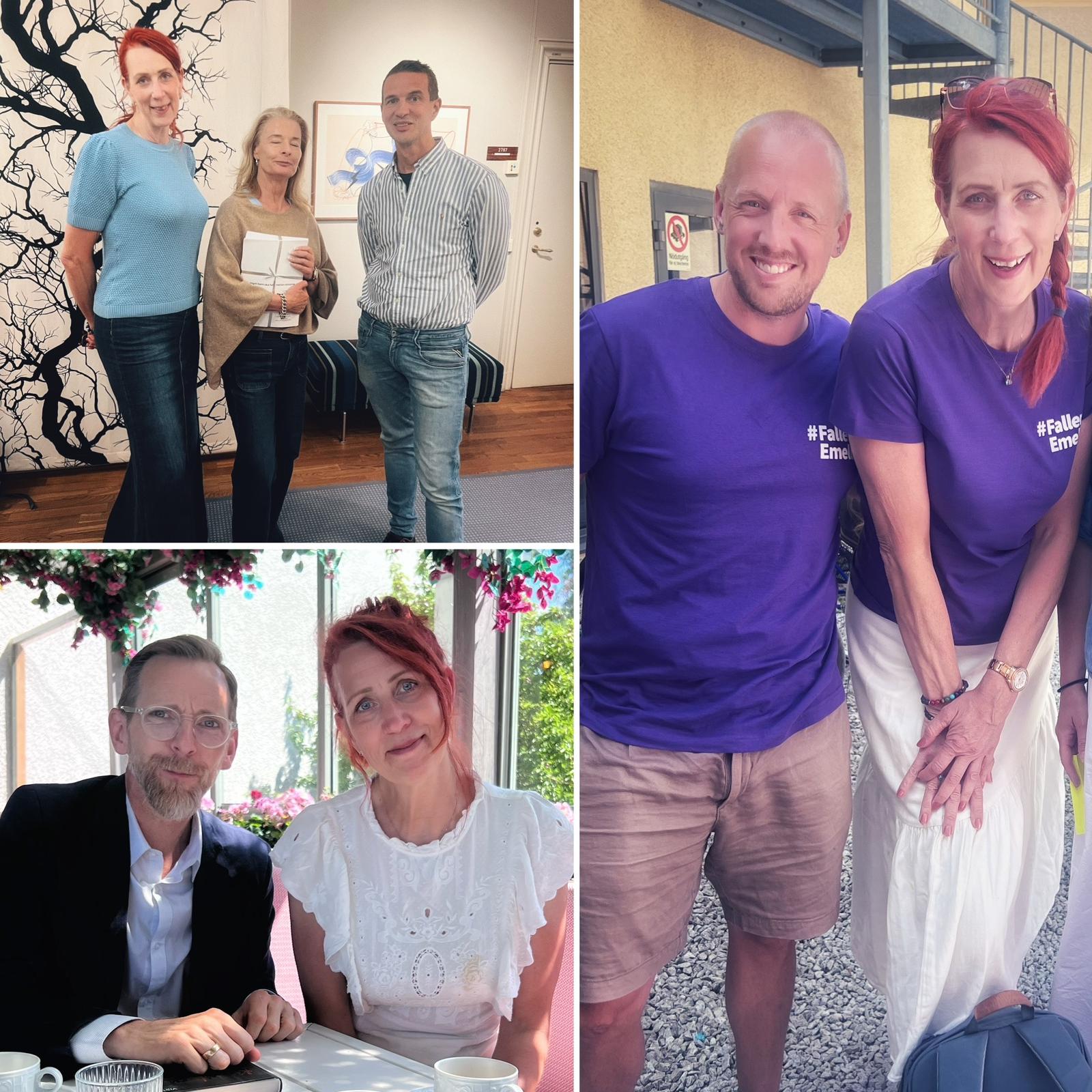 Bilder från möten under Almedalen 2026 – #FallerEmellan